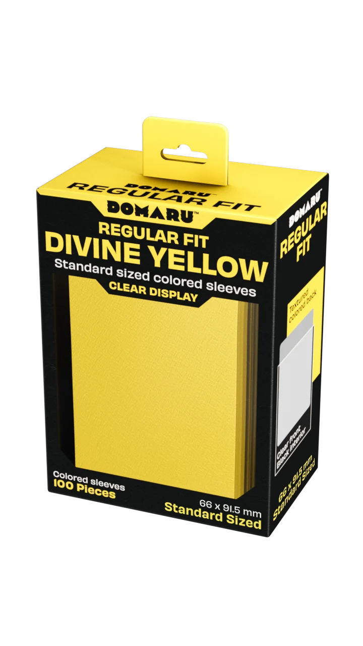 Gatherers' Tavern - DOMARU Regular Fit Standard Sleeves: Divine Yellow (100 Sleeves)