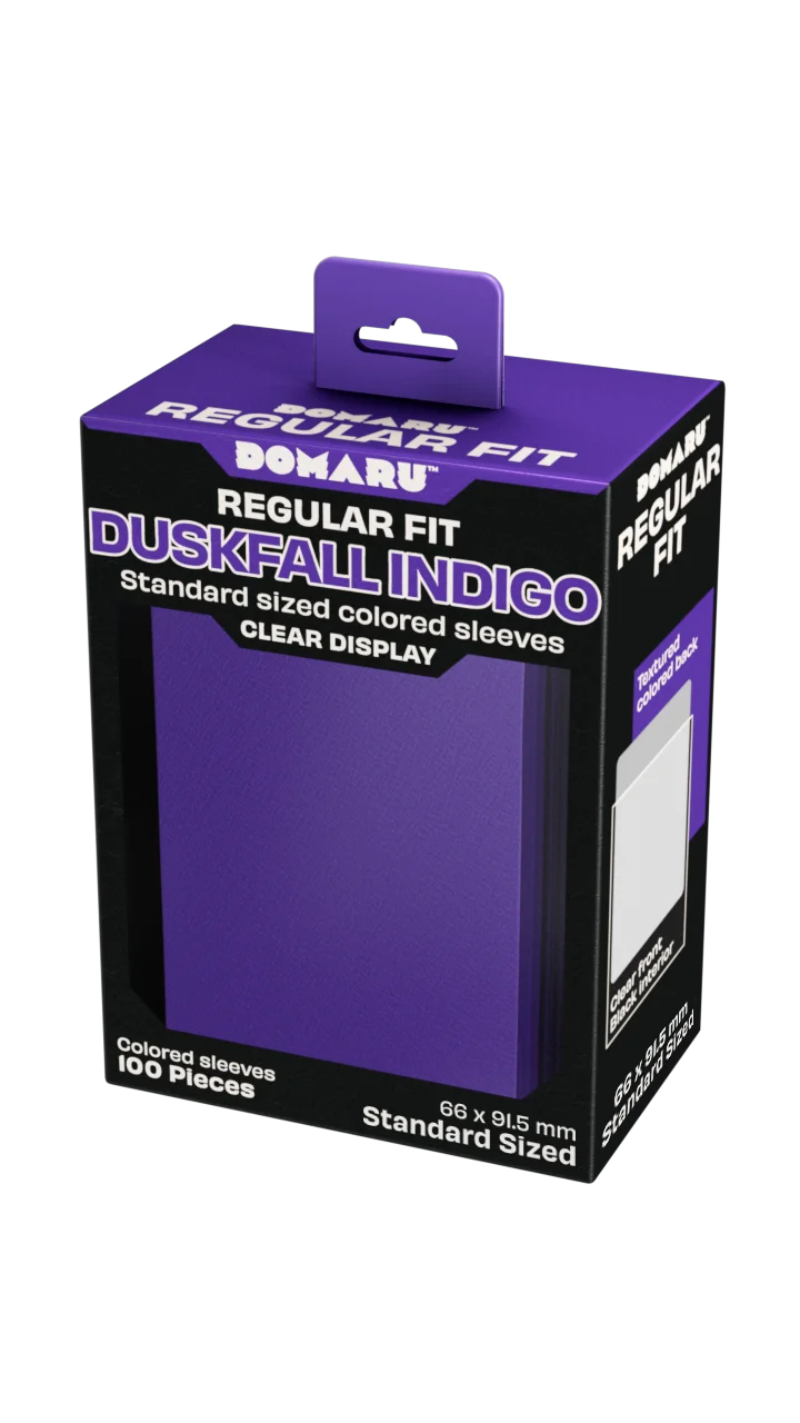 Gatherers' Tavern - DOMARU Regular Fit Standard Sleeves: Duskfall Indigo (100 Sleeves)