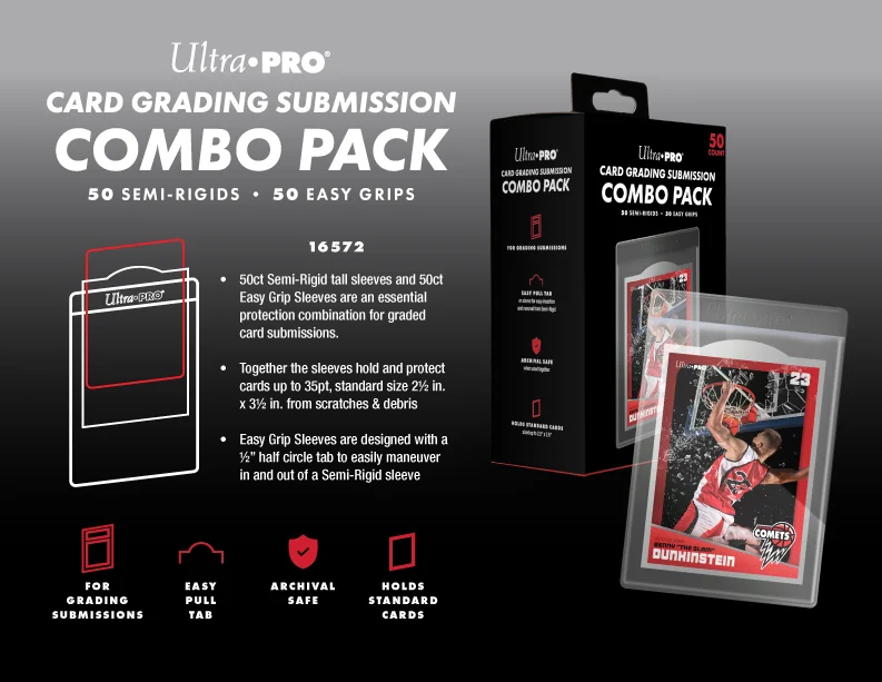 UP - Card Grading Submission Combo Pack (50 pieces)